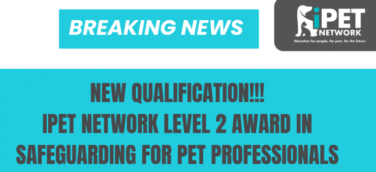 NEW QUALIFICATION - iPET NETWORK LEVEL 2 AWARD IN SAFEGUARDING FOR PET PROFESSIONALS //